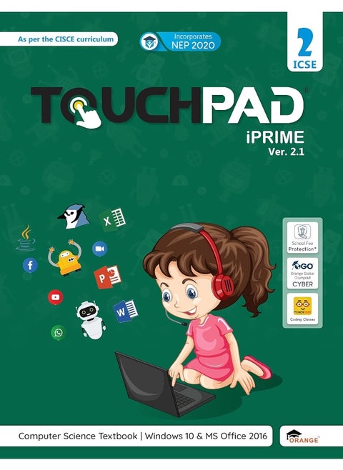 Touchpad iPrime Ver 2.1 Computer Book Class 2 (ICSE)