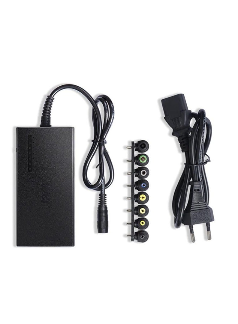 Terabyte محول طاقة، شاحن طاقة عالمي للكمبيوتر المحمول 96 واط مع 8 محولات قابس DC 12 فولت إلى 24 فولت قابل للتعديل شاحن محمول قابس الاتحاد الأوروبي - Image 1