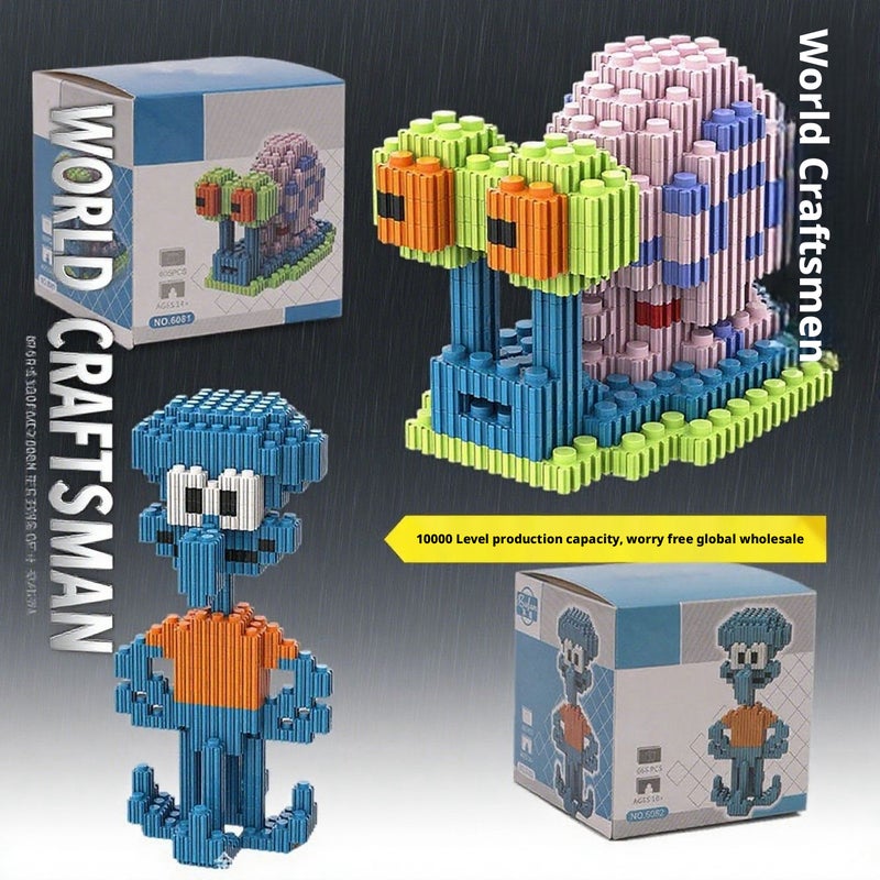 Squidward Building Block Set Gift for Kids - Image 2