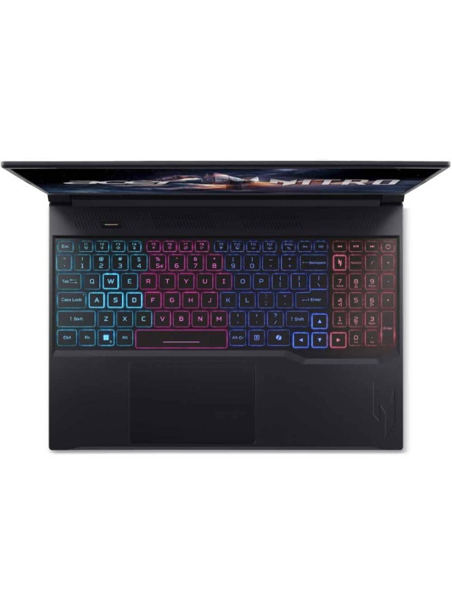 Acer Nitro V Slim Laptop, 16" QHD 180Hz IPS Display, Intel Core 9 270H, 16GB DDR5 RAM, 1TB SSD, NVIDIA GeForce RTX 5070 8GB, RGB Backlit  ENG Keyboard, Black English black - Image 5