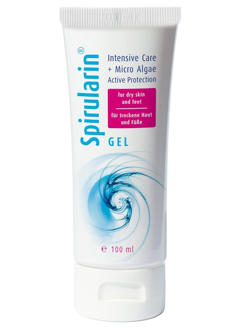 Spirularin Intensive Care Gel for Dry Skin and Feet | Spirulina Microalgae Moisturizer for Sensitive Problem Skin, 3.4 fl oz  - Image 1