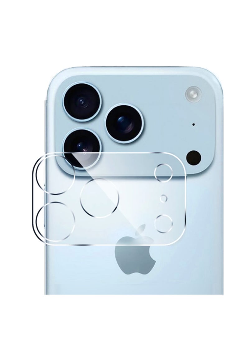 إكس ليفيل واقي عدسة كاميرا آيفون 17 برو ماكس - زجاج شفاف عالي الوضوح - شفاف - Image 1