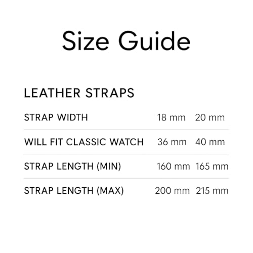 DANIEL WELLINGTON حزام ساعة دانيال ويلينغتون الكلاسيكي من الجلد البني - 18 مم (0.71 بوصة) من الجلد الإيطالي الأصلي للرجال، مع لمسات فضية، تصميم مريح وخالد - بريستول - Image 4
