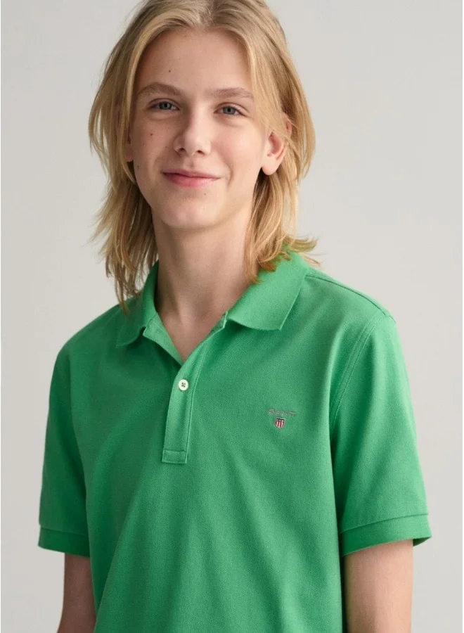 GANT Teen Boys Original Pique Polo Shirt