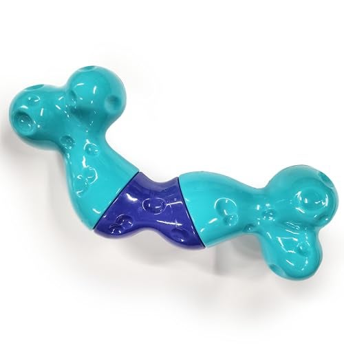 Nylabone Twist N Chew Dog Toy Enrichment Puzzle Toys for Dogs Perfect for Aggressive Chewers Bacon Beef Jerky Flavor Large Up to 50 lbs 1 Count - Image 1