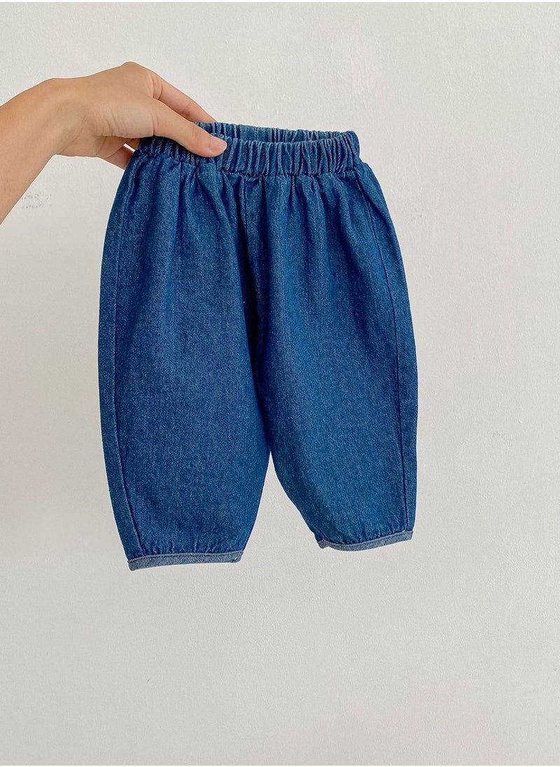 Bafanou Bafanou Spring 0-3Y Baby Jeans 100% Cotton Autumn infant unisex denim pants clothes  - Image 4
