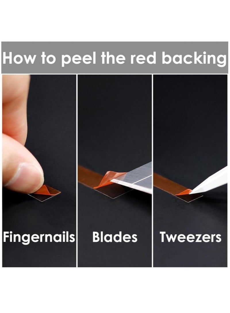 Double-Sided Adhesive Transfer Tape – Red Film Clear Acrylic – 5mm x 25m, No-Trace, Heat Resistant, Strong Bond – Ideal for Laptop & Phone LCD Repair, Electronics, Crafts & LED Strips  - Image 4