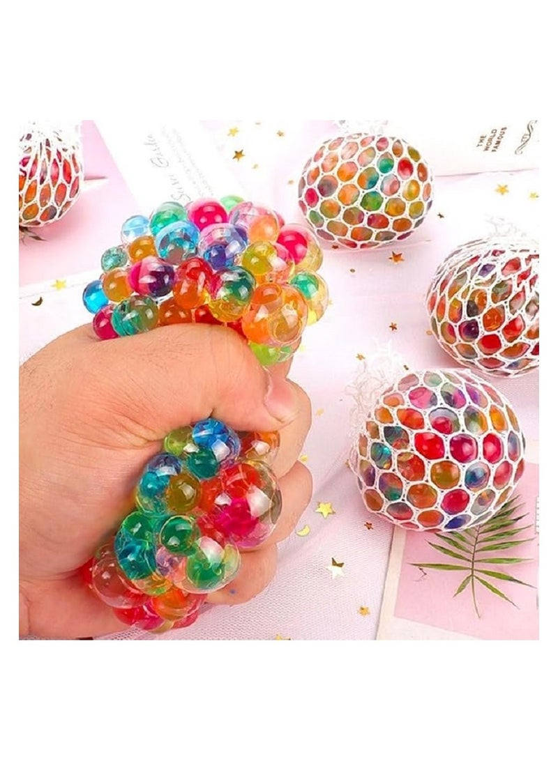 Water Beads Stress Ball - Multi Color Water Beads for Sensory Stimulation and Stress Prevention, Squishy Fidget for Anxiety Relief - Image 2