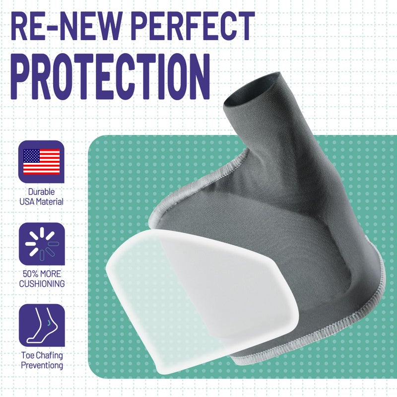 BENAYO Orthopedic Metatarsal Pads,Ball of Foot Cushion with Gel Pad for Women and Men, Foot Pads for Ball Pain Relief, Morton's Neuroma, Metatarsalgia Support. (Gray, XLarge:Men(10-13)) - Image 3