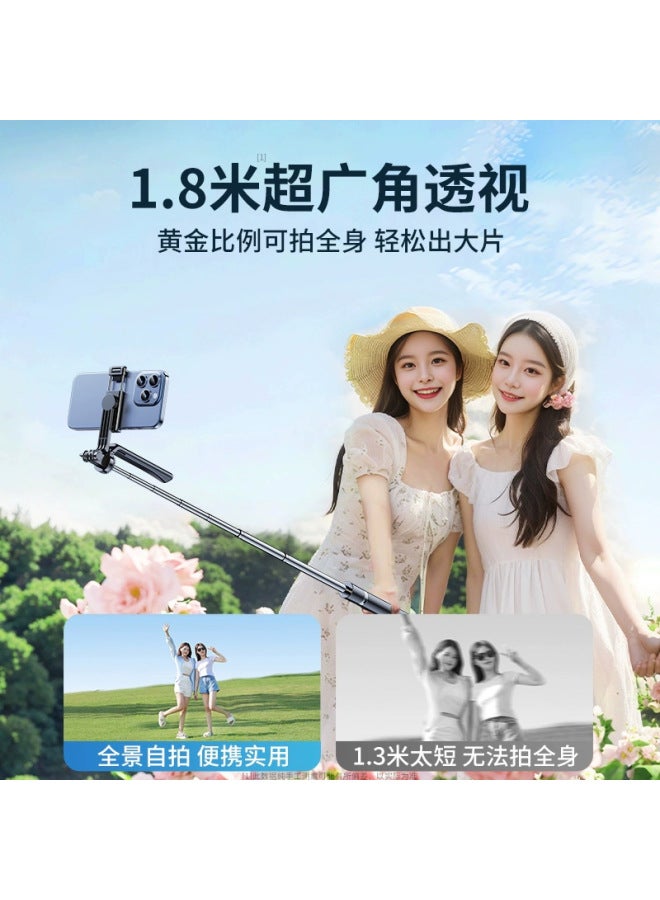 Neutral Mobile Phone Selfie Stick Mobile Phone Holder With Beauty Lamp Bluetooth Smart Mini Photo Floor-standing Live Broadcast Tripod - Image 2