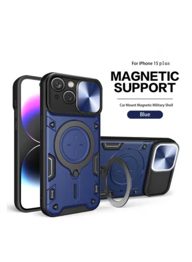 GULFLINK Back Cover Phone Protection Case For iPhone 15 Plus Navy - Image 1