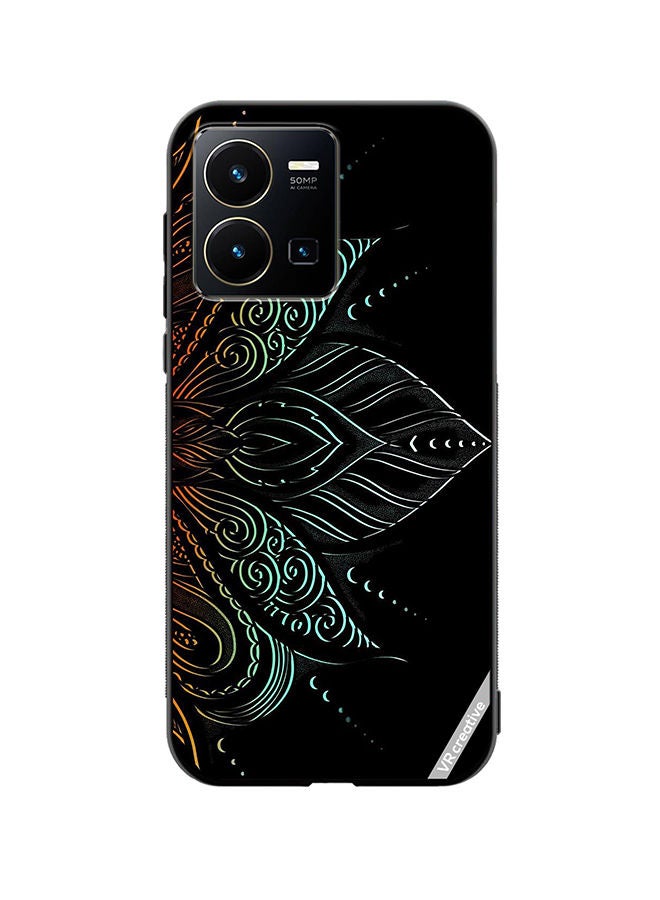Protective Case Cover For Vivo Y35 Heena Elements Design Multicolour