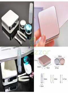 2 Color Mirrored Lens Box Set 5 Piece Contact Lens Carrying Storage Box Rose and Silver 2pcs - pzsku/ZE00AB63119F34EC9E591Z/45/_/1725895663/894528fc-ccd3-49ba-bdc3-a31d805bdc5f