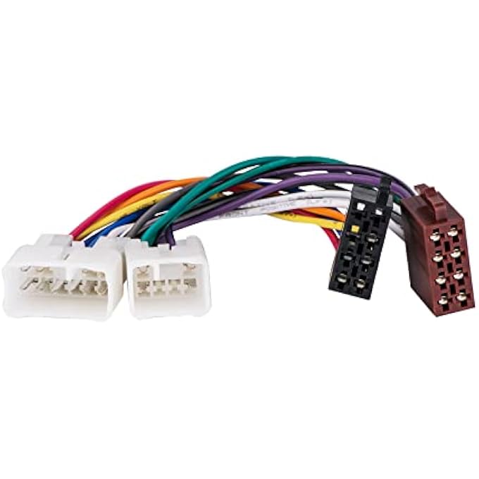 YongjiangXia Iso Wire Harness Compatible With Toyota Factory Audio Stereo - Image 1