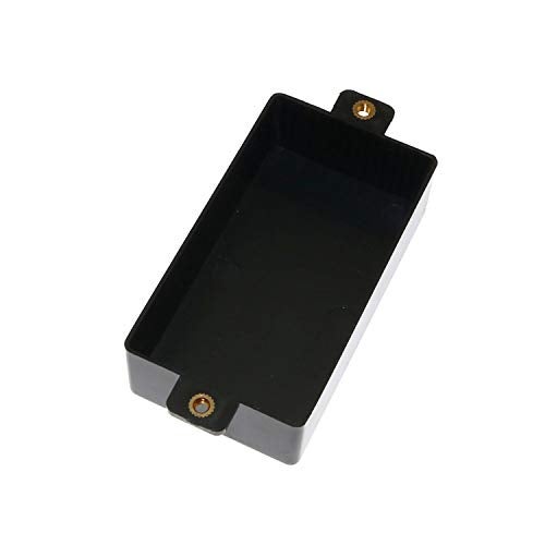 Maxmoral 2 Pcs Humbucker 1mm Black Electric Guitar Double Pickup Cover Frosted ABS Pickup Cover With Copper Ears Pickup Shell Guitar Accessories - Image 4