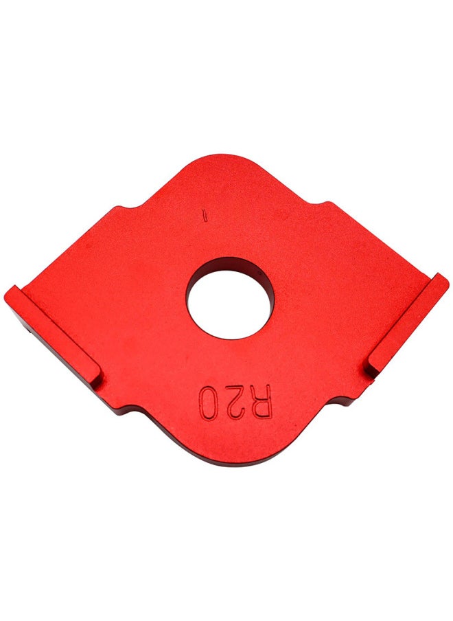 Generic - Portable Handheld Edge Trimmer Router Carving Machine Round Corner Template R Board Electric Wood Milling Diy Woodworking Tools-Model:R5/10 R15/20 R25/30 Set - Image 1