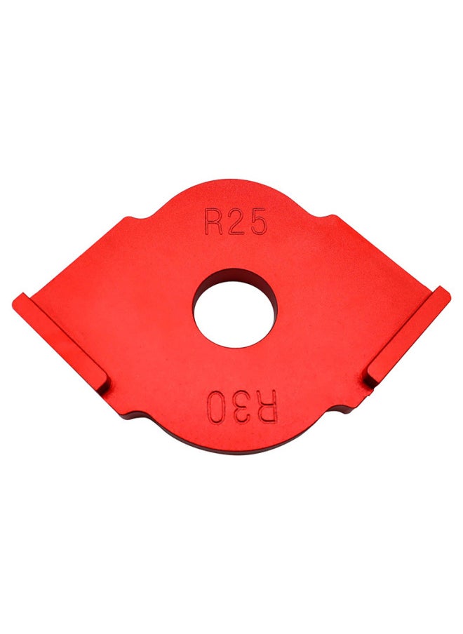 Generic - Portable Handheld Edge Trimmer Router Carving Machine Round Corner Template R Board Electric Wood Milling Diy Woodworking Tools-Model:R5/10 R15/20 R25/30 Set - Image 1