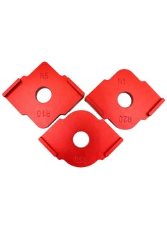 Portable Handheld Edge Trimmer Router Carving Machine Round Corner Template R Board Electric Wood Milling Diy Woodworking Tools-Model:R5/10 R15/20 R25/30 Set