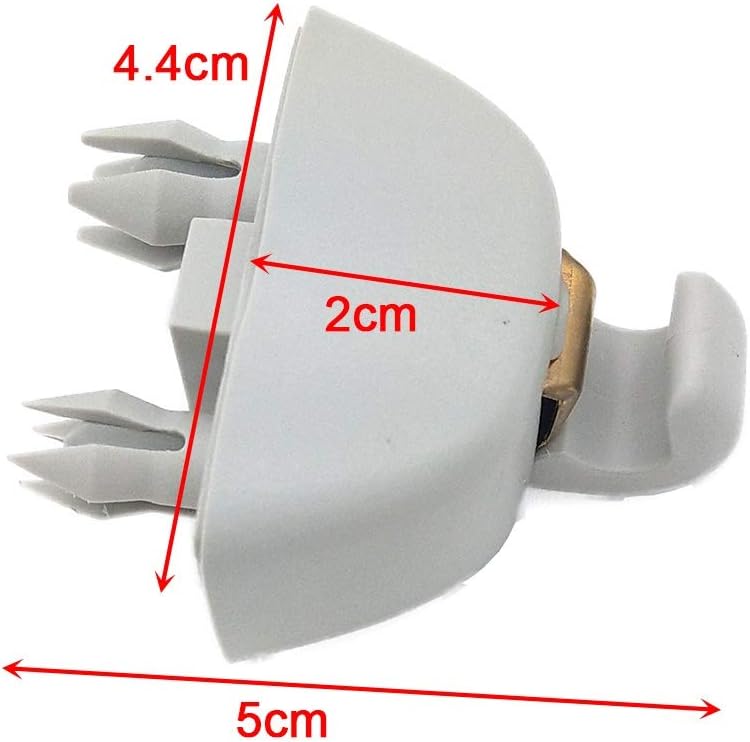 Vuzmode Gray Interior Visor Clip Bracket Hook - Image 2