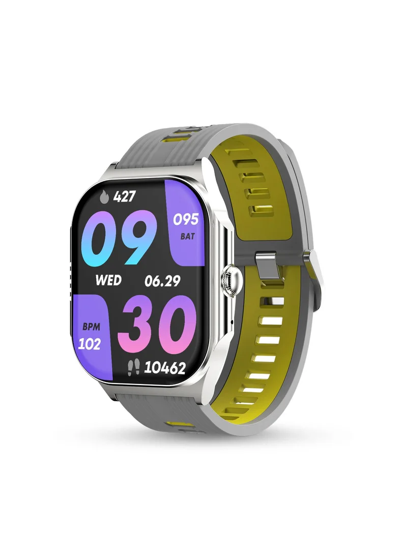 Pebble Alive 1.99" Smartwatch for Men and Women, AMOLED Display, Always On, Bluetooth Calling, Health Suite, Multi-Sports Modes, Quick Notifications, AI Voice Assistance