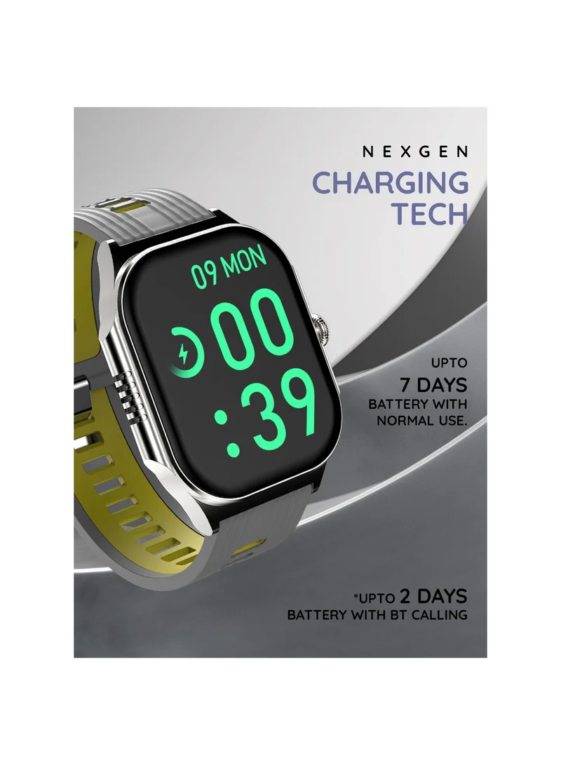 Pebble Alive 1.99" Smartwatch for Men and Women, AMOLED Display, Always On, Bluetooth Calling, Health Suite, Multi-Sports Modes, Quick Notifications, AI Voice Assistance