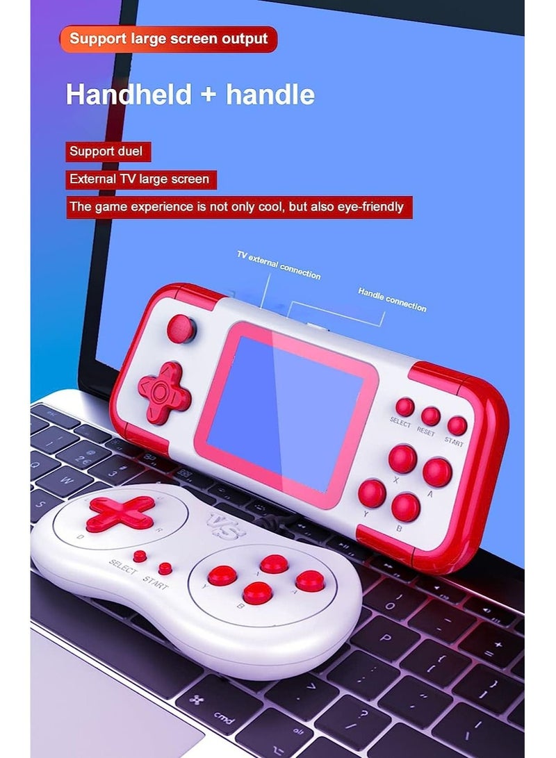 A12 Handheld Game Console, Retro Game Console Built-in 500 Games, 3.0" FT HD Color Screen, AV Output, Dual 3D Joysticks - Image 3