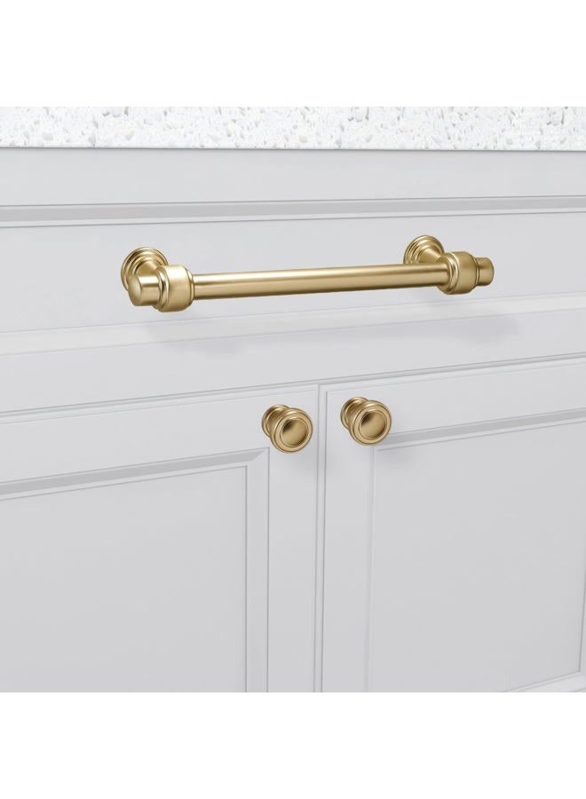 BUKOBYHE 10 Pack 5 Inch Kitchen Cabinet Handles Champagne Bronze Cabinet Pulls Zinc Alloy Drawer Pulls Kitchen Hardware - Image 4