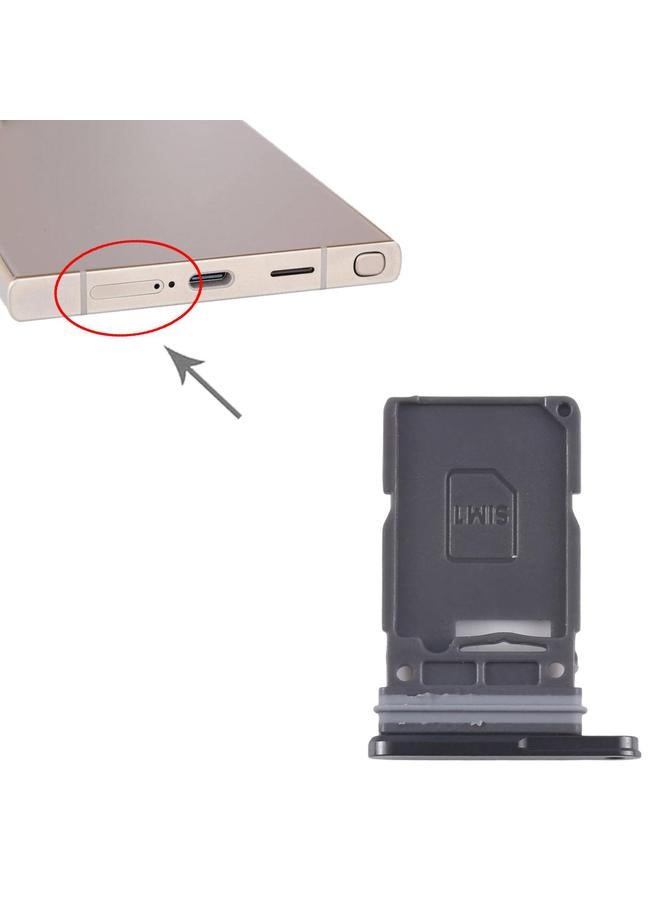 erorex For Samsung Galaxy S25 Ultra SM-S938U US Version Original SIM Card Tray (Black) - Image 4