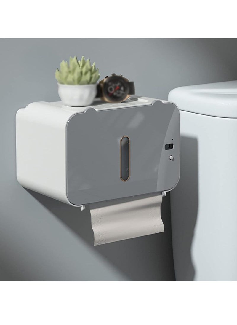 Generic - "Smart Wall-Mounted Paper & Tissue Dispenser with Automatic Sensor, USB Rechargeable – Multi-Function Holder for Bathroom, Kitchen, and Living Spaces" - Image 1