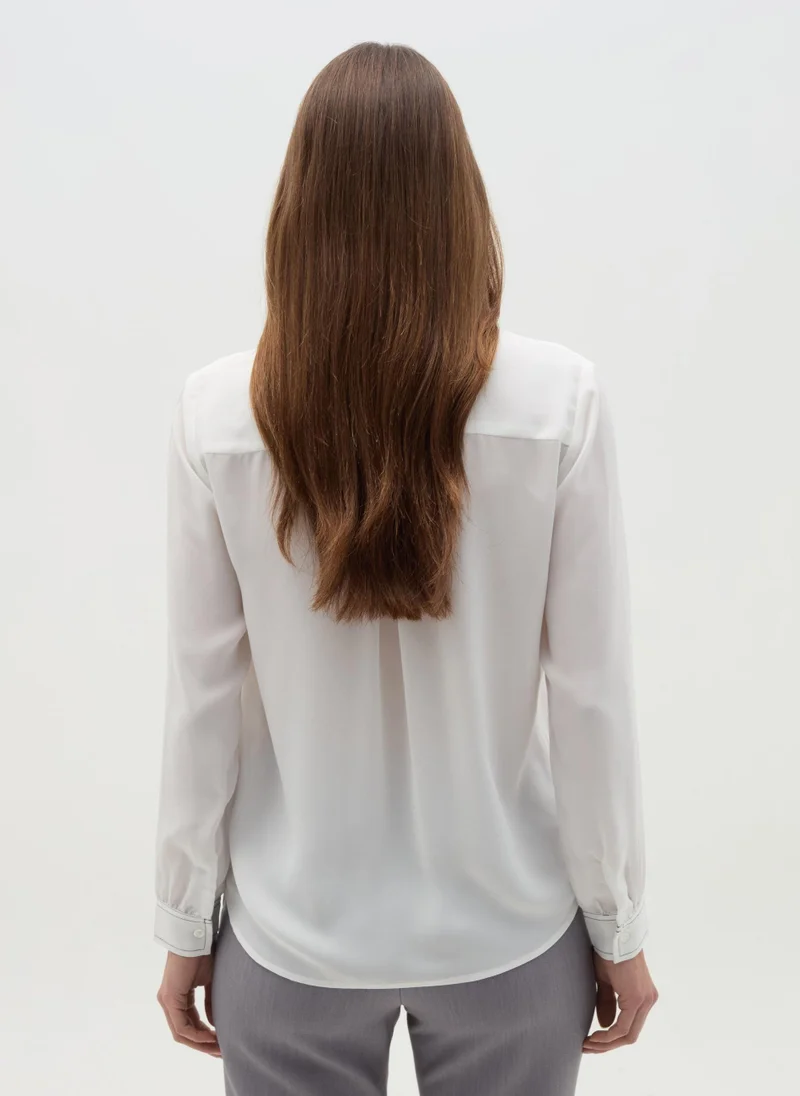Ovs Shirt With Contrasting Stitching