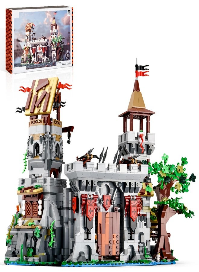 BNG Architecture Castle Building Set for Adult, 2 in 1 Fortress Architecture Building Block, House Collection STEM Toy, Home Office Decor and Creative Gift for Teen Boy (2568PCS) - Image 1