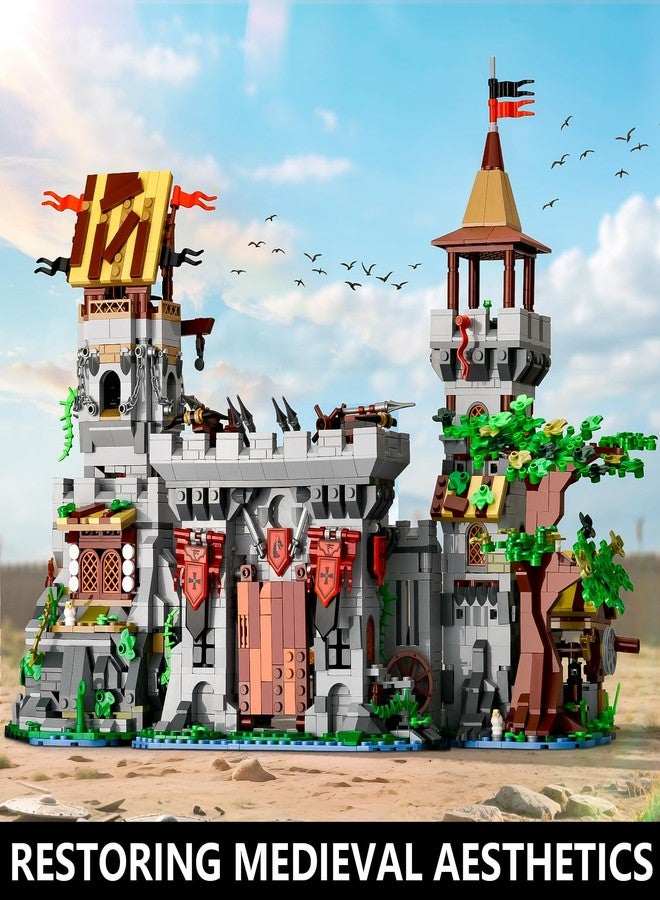 BNG Architecture Castle Building Set for Adult, 2 in 1 Fortress Architecture Building Block, House Collection STEM Toy, Home Office Decor and Creative Gift for Teen Boy (2568PCS) - Image 2