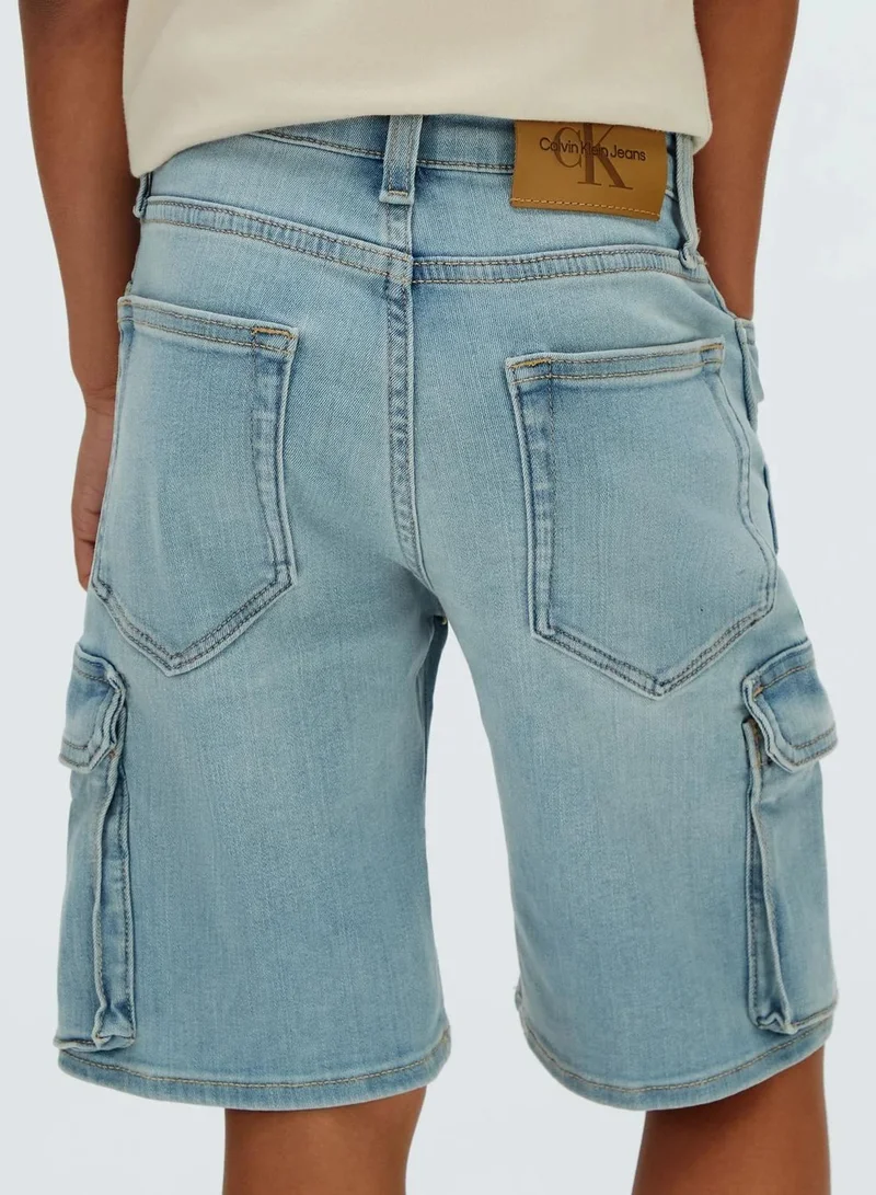 Calvin Klein Cargo Denim Shorts