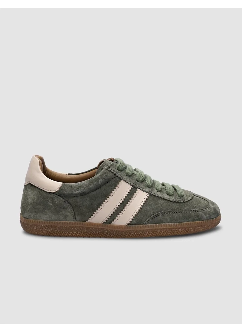 كاباني Green Suede Women's Sneakers