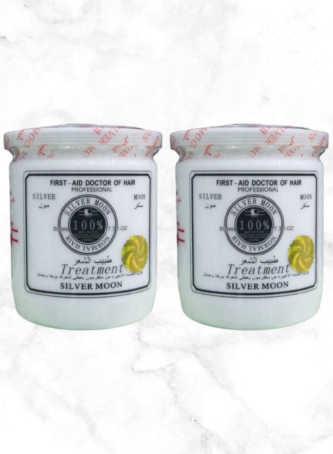 Silver Moon 2 Pieces First Aid Doctor Of Hair Treatment 500ml