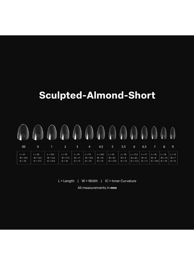 Apres Gel-X Sculpted Almond Short 2.0 Box of Tips 14 sizes 600 PCS - Image 3