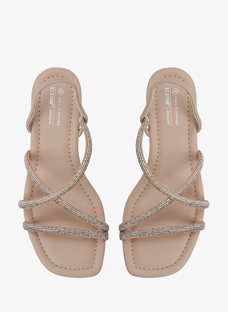 CALL IT SPRING  Viira Slip On Flat Sandals for Women | Best Price UAE