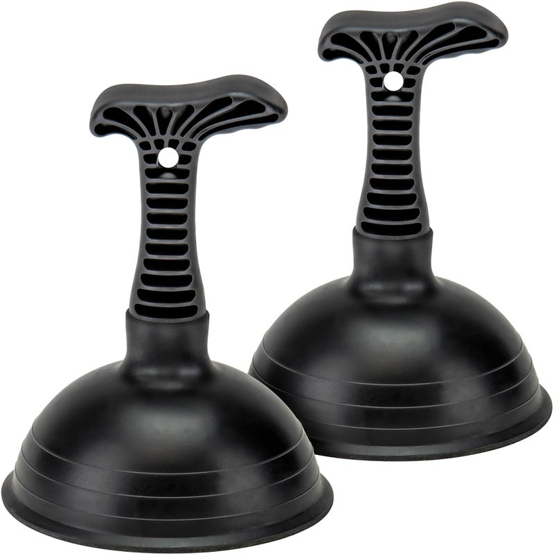 SteadMax XTS-55-PRO Sink Plunger, Commercial Grade, Powerful 5" Large Rubber Cup for Clogged Kitchen, Sink, Shower, and - Image 1