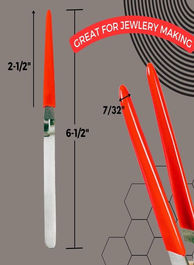 JEWEL TOOL (2 Pack 6.5" Self Locking Tweezers - Straight Tip | PVC Wrapped Jaws | Squeeze to Open | Lightweight and Versatile - Image 5