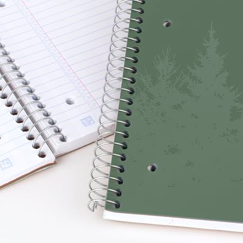 Five Star Spiral Notebook + Study App, 4 Pack, 1 Subject, Recycled College Ruled Paper, 8-1/2" x 11", 100 Sheets, Fights Ink Bleed, Includes 3 Colors + 1 Randomly Selected Color (820046-ECM24) - Image 4