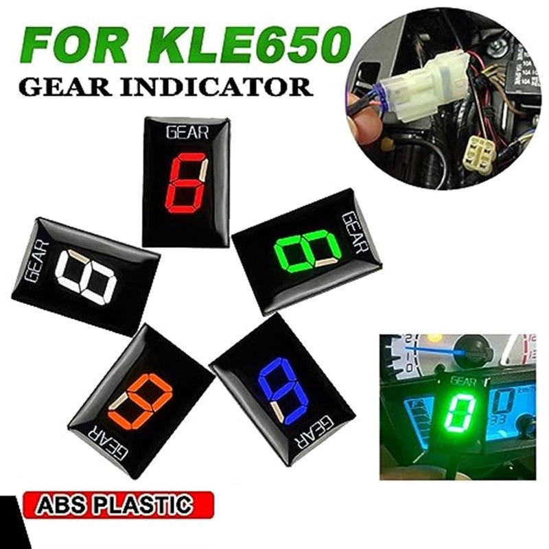 Wivplex 1-6 Gear Indicator for KLE650 - Image 4