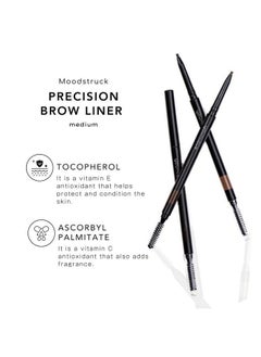 Younique MOODSTRUCK PRECISION Brow Liner | Medium Light Brown to Auburn | Waterproof, Smudge-Proof, & Long-Lasting Make Up | Eyebrow Pencil for Fuller, Natural-Looking Brows  - Image 4