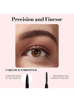 Younique MOODSTRUCK PRECISION Brow Liner | Medium Light Brown to Auburn | Waterproof, Smudge-Proof, & Long-Lasting Make Up | Eyebrow Pencil for Fuller, Natural-Looking Brows  - Image 3
