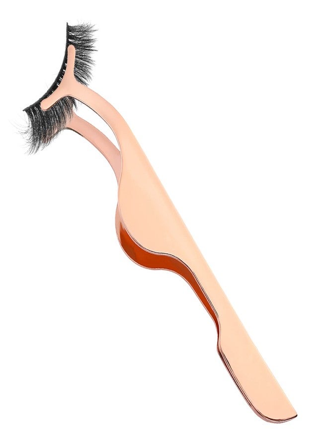 ولهيف مجموعة WLLHYF مكونة من قطعتين: أداة وضع الرموش الصناعية، ملقط رموش منحني، ملقط إزالة من الفولاذ المقاوم للصدأ، أداة احترافية لتجعيد وصلات الرموش، سهلة الاستخدام لوضع وإزالة مجموعات الرموش - Image 5