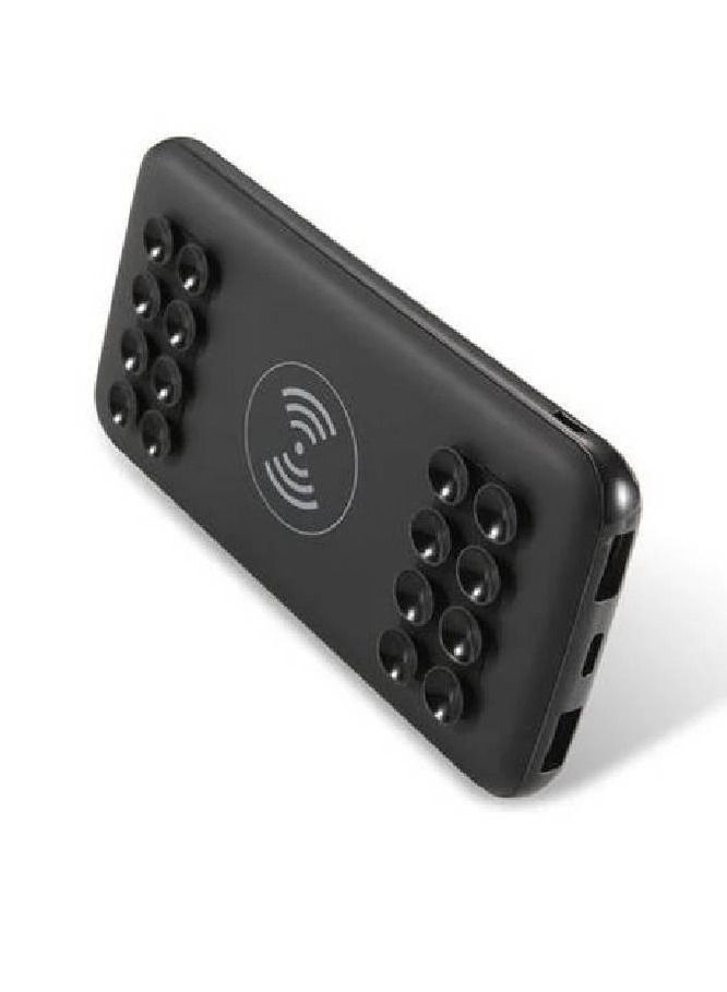 راكسوم باور بانك للشحن اللاسلكي السريع بقدرة 10000 مللي أمبير في الساعة باللون الأسود - Image 3