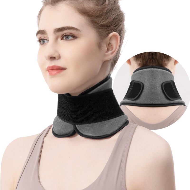 Neck Ice Pack Reusable Soft Gel Wrap Ice Collar for Neck Wisdom Teeth Ice Pack Head Wrap Face Jaw Ice Pack Versatile Cooling Cold Compress for Cervical InjuriesNeck Pain Surgery Recovery