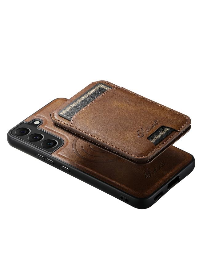 Suteni Case For Samsung Galaxy S22+ 5G H15 Oil Eax Leather Detachable Wallet Back Phone Case - Image 5