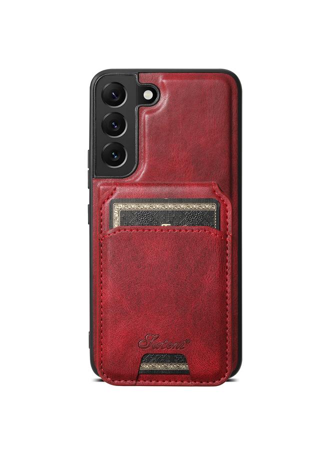 Suteni Case For Samsung Galaxy S22+ 5G H15 Oil Eax Leather Detachable Wallet Back Phone Case - Image 1