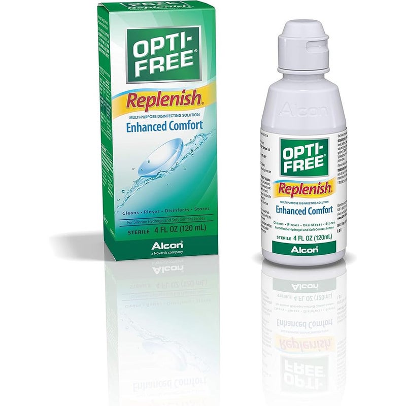 OptiFree replenish solution for contact lenses 4 Fl oz