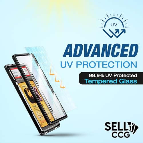 SellCCG 10Pack SellCCG PSA Slab Shell Case Graded Card Guard PSA TAG CGC Metal Magnetic UV Protection Glass Display Bumper Box Protector Black - Image 3